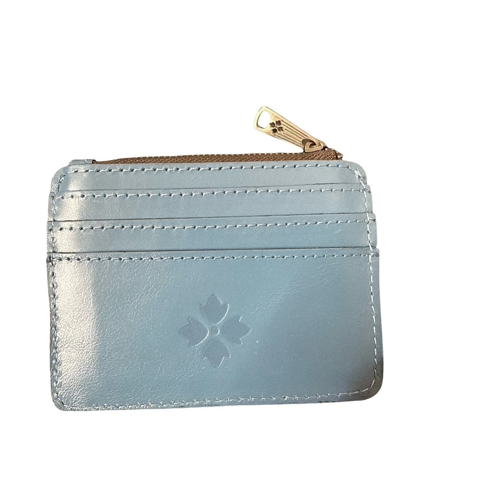 PATRICIA NASH Leather Cassius ID/Card Wallet blue